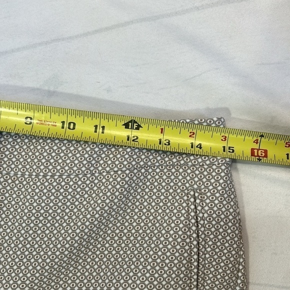 NWT Adrianna Papell Taupe Geometric Print Pants Size 4 - Picture 8 of 11